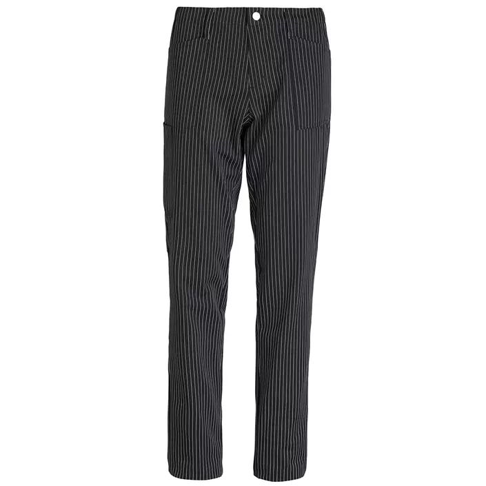 Kentaur  trousers, Black/White Striped, large image number 0