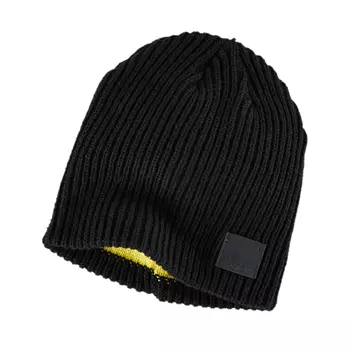 Uncle Sam knitted beanie, Black/Yellow