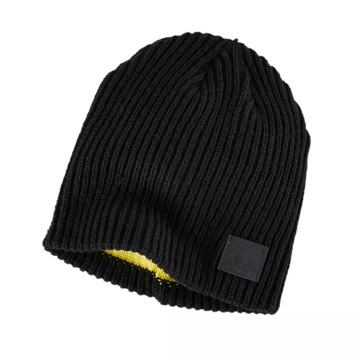 Uncle Sam knitted beanie, Black/Yellow, Black/Yellow, large image number 0