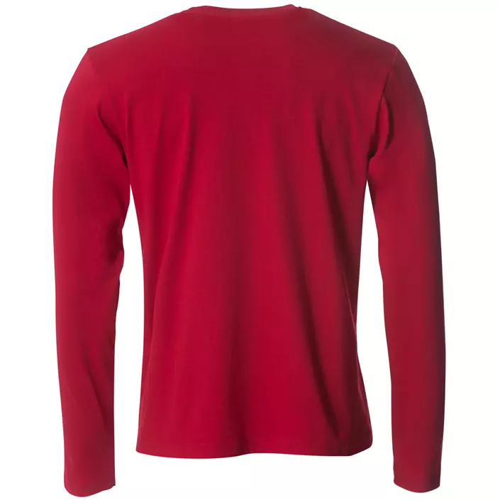 Clique Basic-T langermet T-skjorte, Red, large image number 1