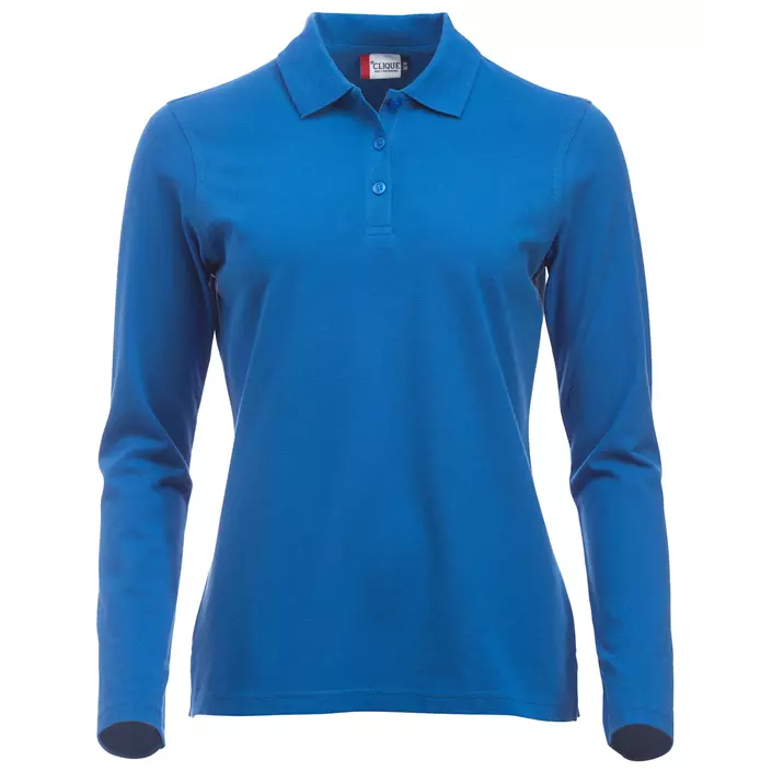 Clique Classic Marion long-sleeved women's polo shirt, Royal Blue, large image number 0