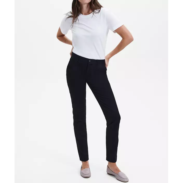 Sunwill Extreme Flexibility Modern fit dame chinos, Dark navy, large image number 1