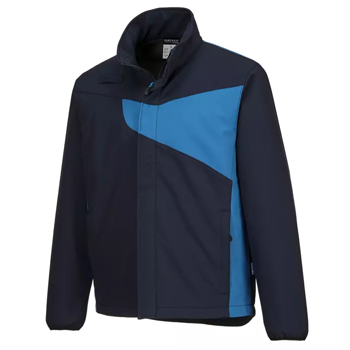Portwest PW2 softshell jacket, Marine/Royal Blue, large image number 0