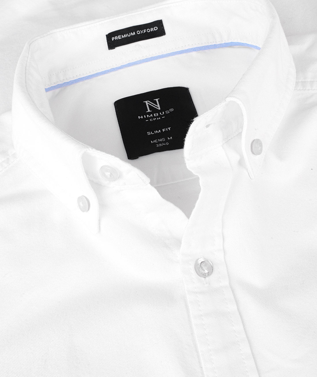 Nimbus Rochester Slim Fit Oxford shirt, White, large image number 2