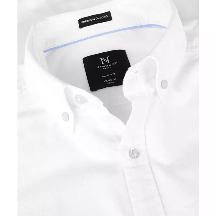 Nimbus Rochester Slim Fit Oxford skjorte, Hvit, large image number 2