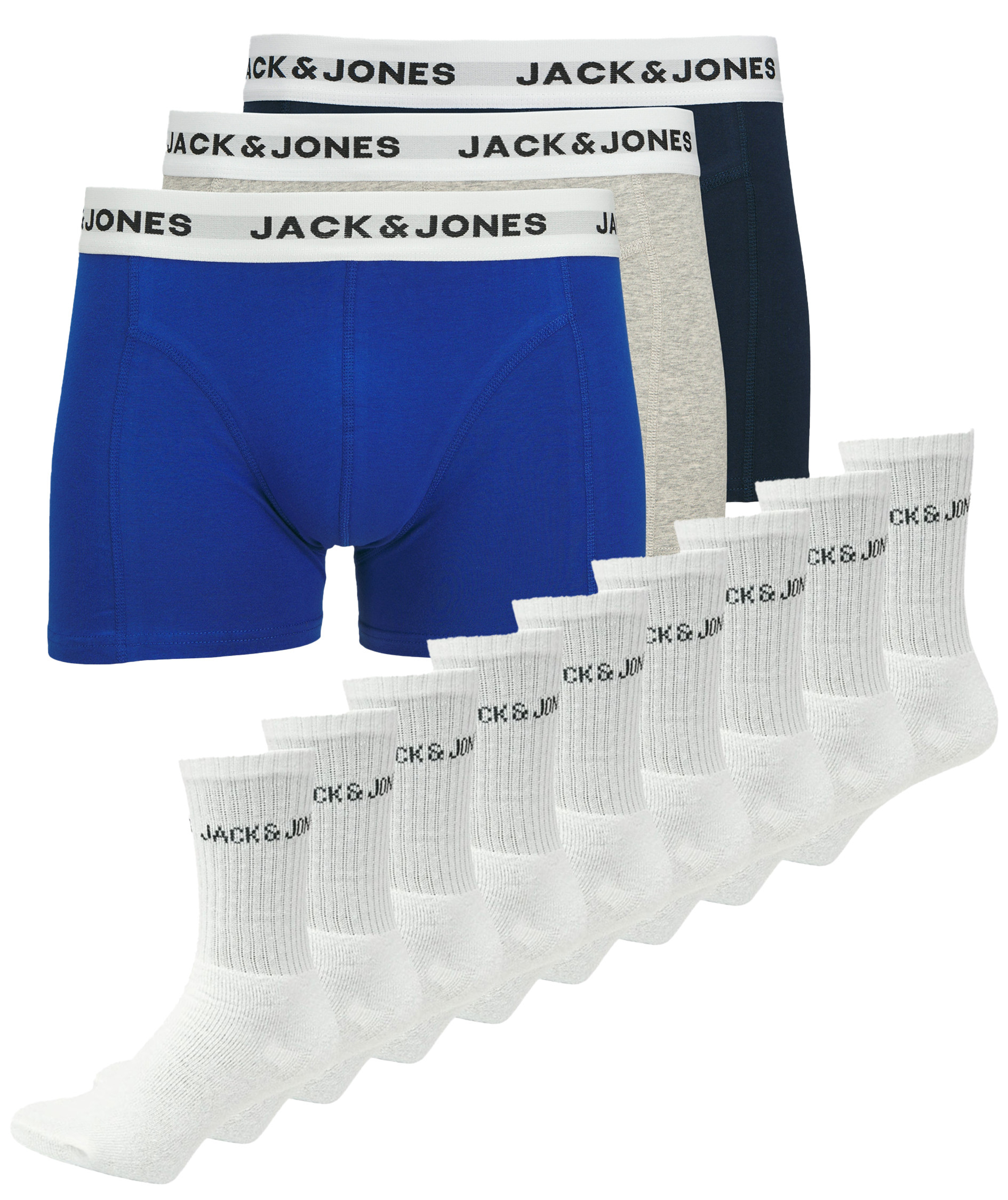 Jack & Jones socks and boxer shorts, , large image number 0