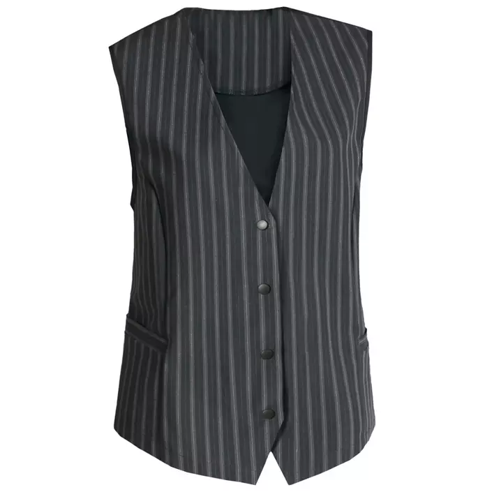 Nybo Workwear Garcon women's server waistcoat, Black/Grey, large image number 0