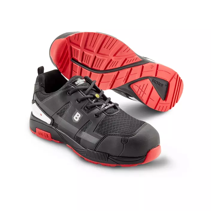 Brynje Climate safety shoes S3, Black/Red, large image number 0