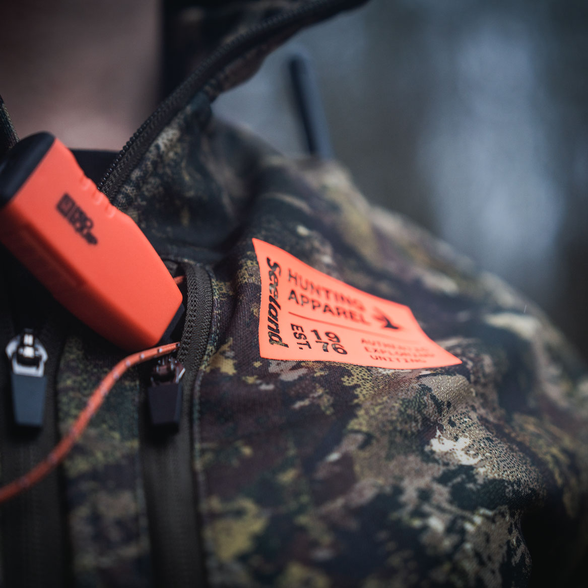 Seeland Tidal Camo fleecejacka, InVis MPC green, large image number 5