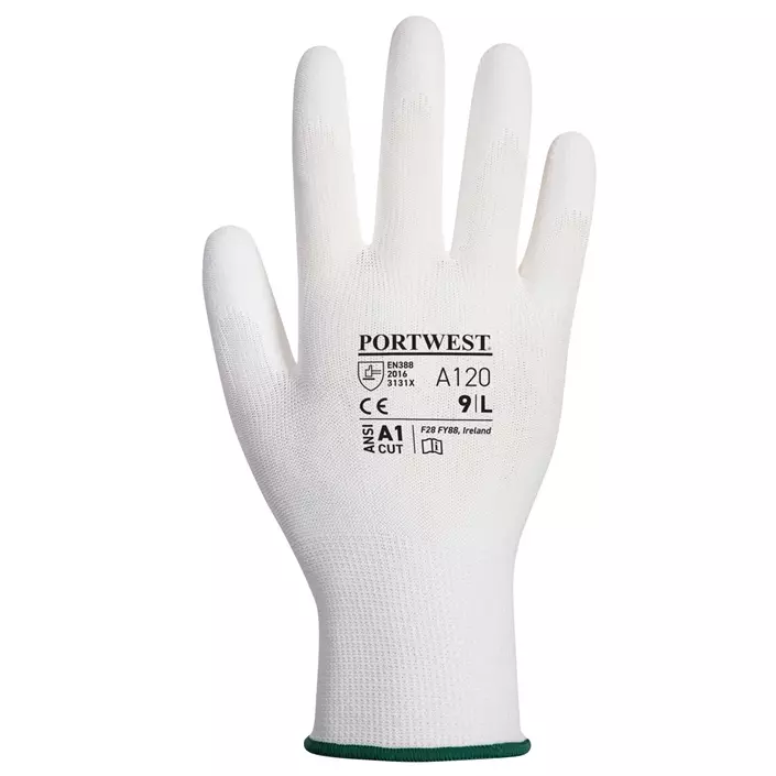 Portwest A120 work gloves, White, large image number 1