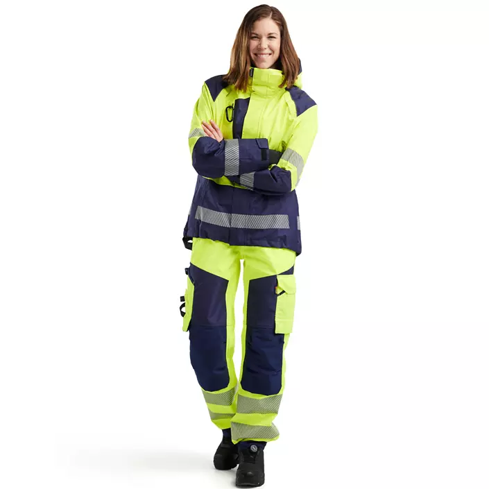 Blåkläder Damen Shelljacke, Hi-Vis gelb/marine, large image number 1