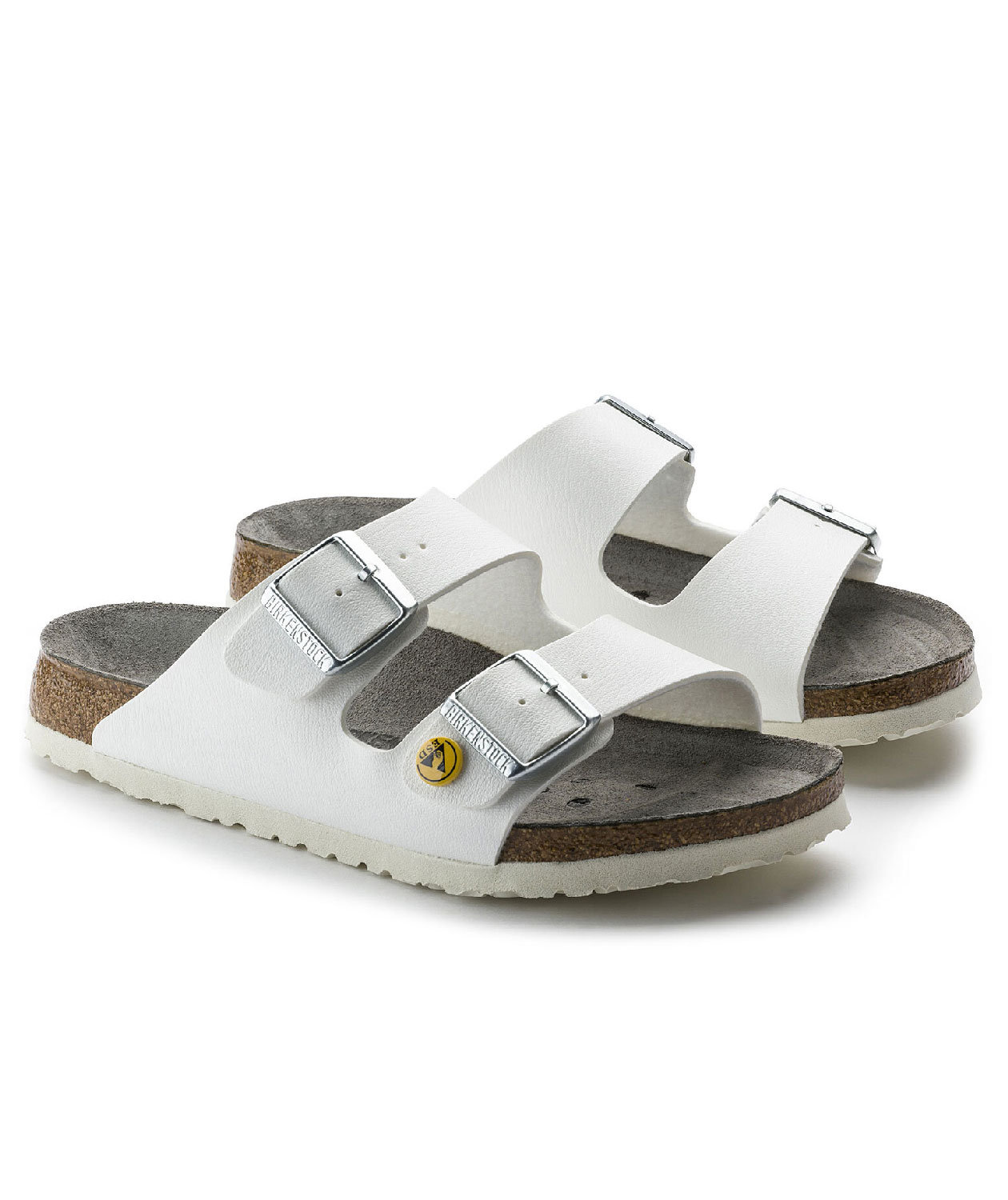 Birkenstock Arizona ESD Narrow Fit sandals, White, large image number 5