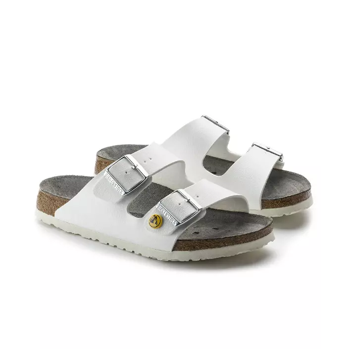 Birkenstock Arizona ESD Narrow Fit sandals, White, large image number 5