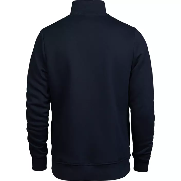 Tee Jays sweatshirt med kort lynlås, Navy, large image number 2