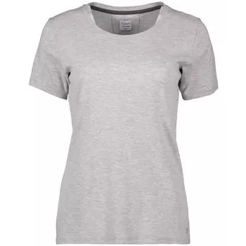 Seven Seas women's round neck T-shirt, Light Grey Melange