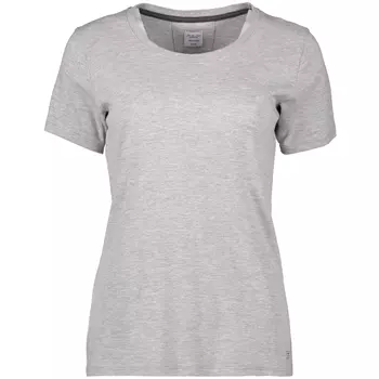 Seven Seas dame T-skjorte med rund hals, Light Grey Melange