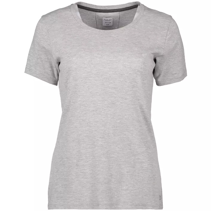 Seven Seas dame T-skjorte med rund hals, Light Grey Melange, large image number 0