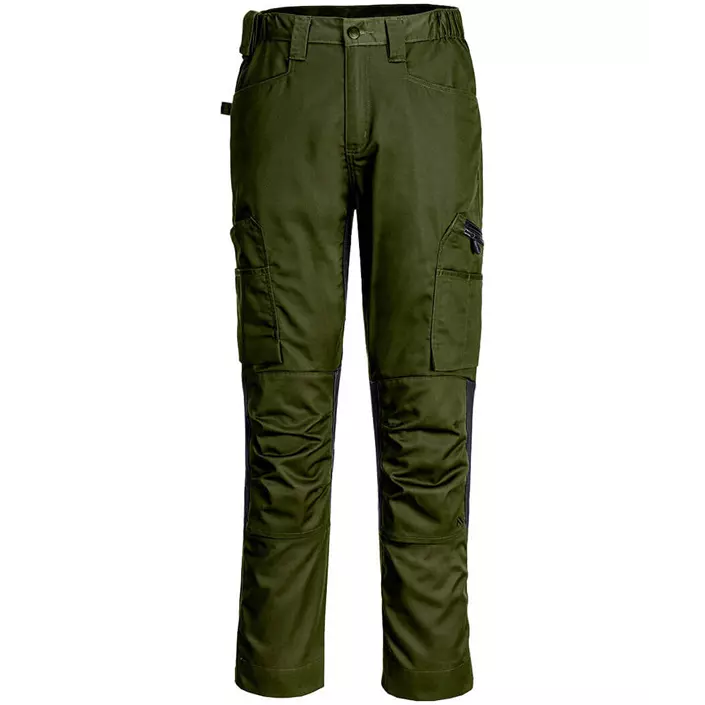 Portwest WX2 Eco work trousers, Olive Green, large image number 0