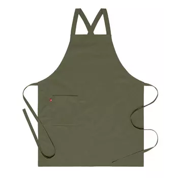 Segers 4577 bib apron, Olive Green