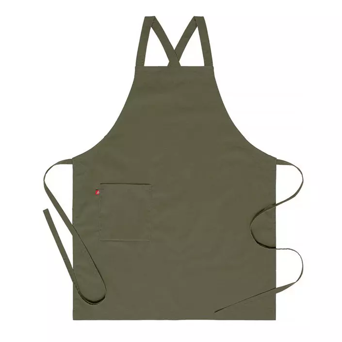 Segers 4577 bib apron, Olive Green, Olive Green, large image number 0