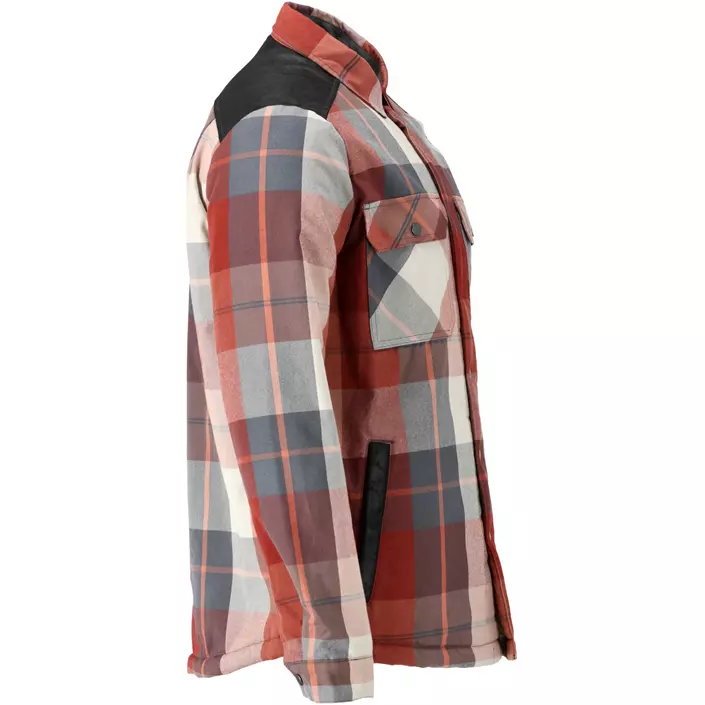 Mascot Customized flannel shirt jacket, Autumn red, large image number 2