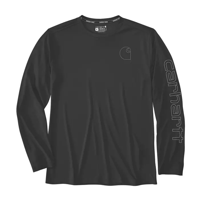 Carhartt Sun Defender langærmet T-shirt, Black, large image number 0
