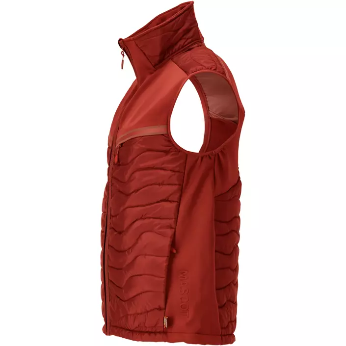 Mascot Customized quilted vest, Autumn red, large image number 3