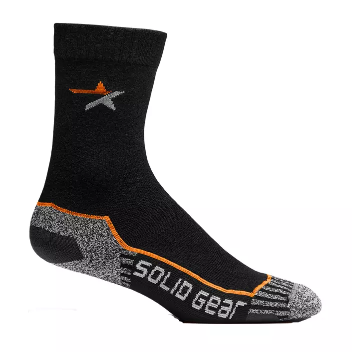 Solid Gear Active 3-pack socks, Black/Grey, large image number 0