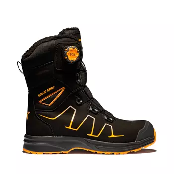 Solid Gear Shore winter safety boots S3, Black/Orange