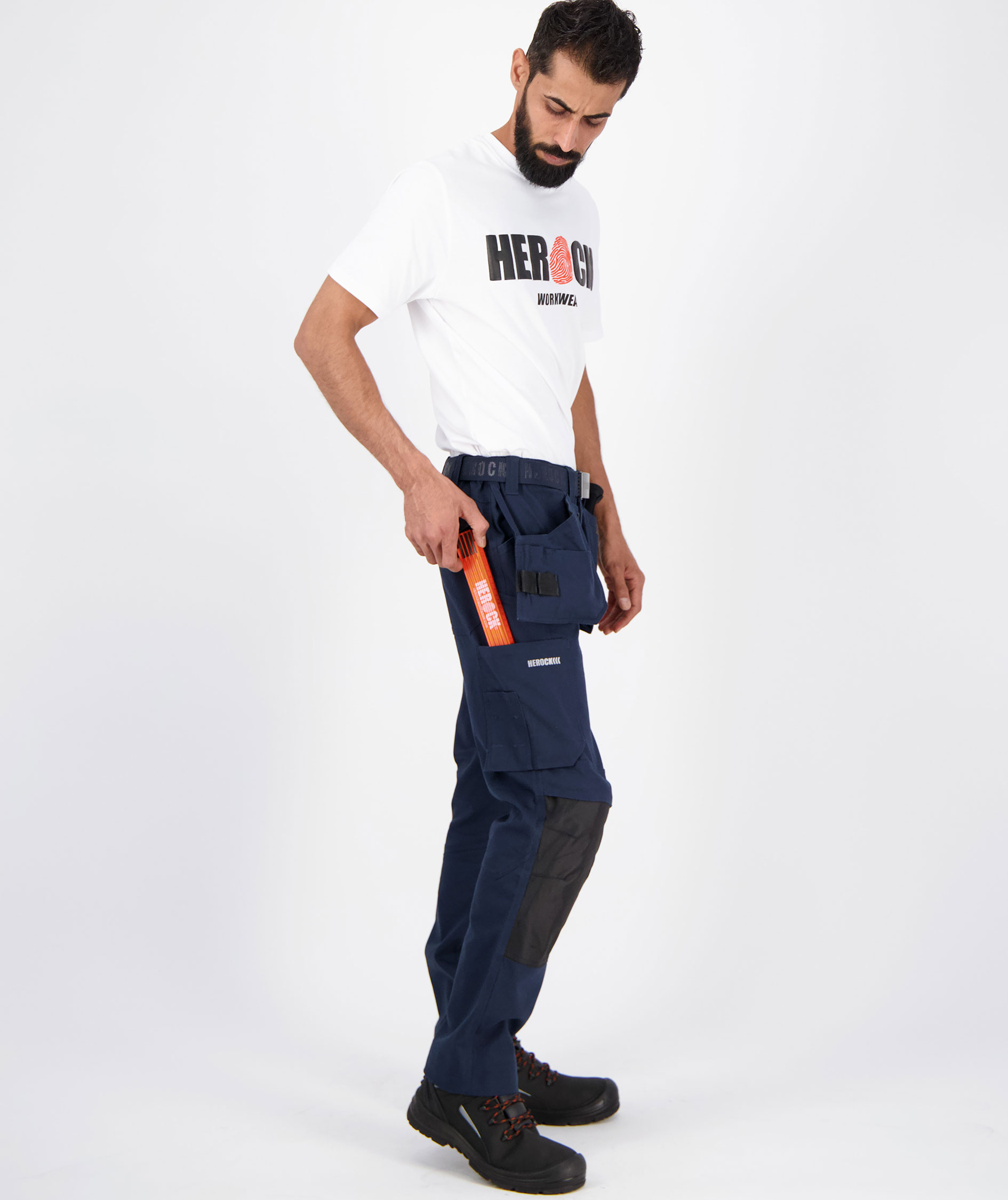 HEROCK Spero hantverksbyxa, Navy/black, large image number 4