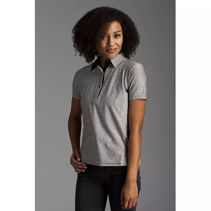 Pitch Stone women's polo shirt, Grey melange, large image number 2