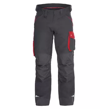 Engel Galaxy Work trousers, Antracit Grey/Tomato Red