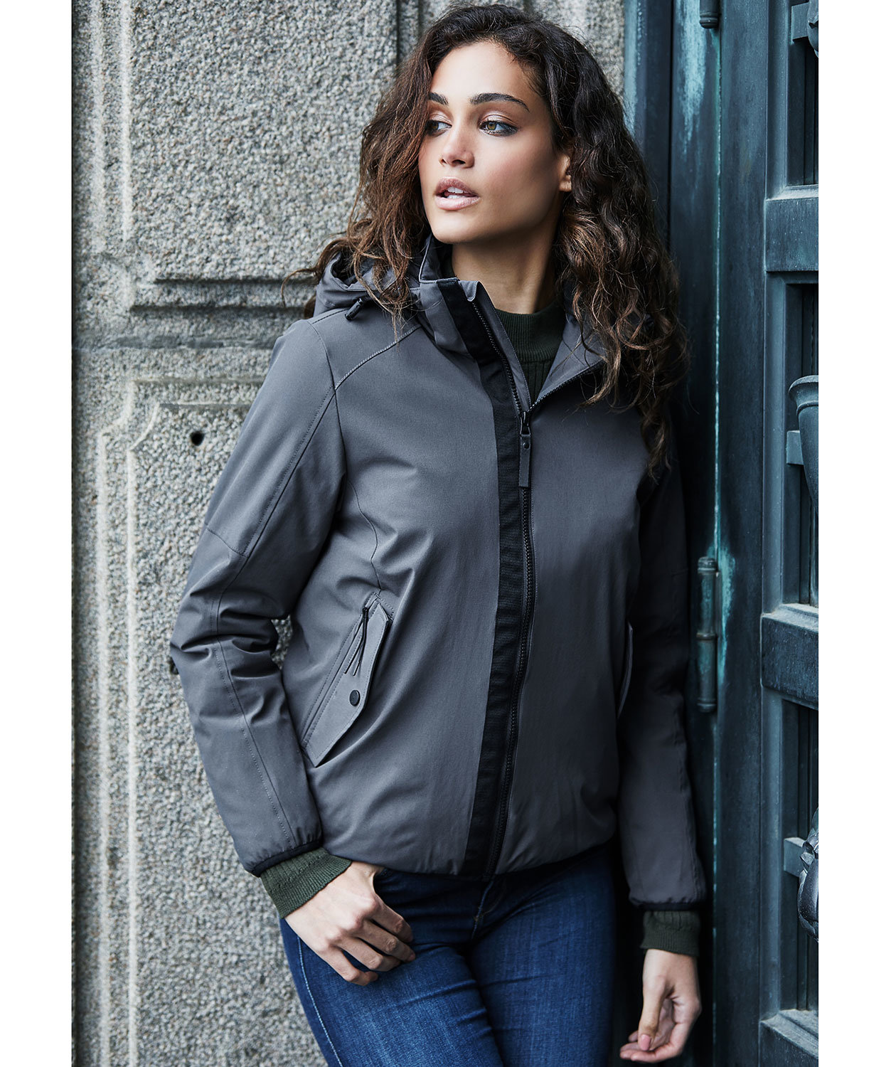 Tee Jays Urban Adventure women's jacket, Space grey, large image number 1