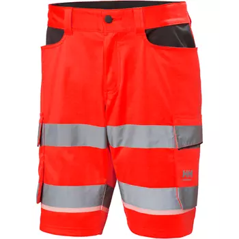 Helly Hansen UC-ME cargo shorts, Hi-Vis Red/Ebony