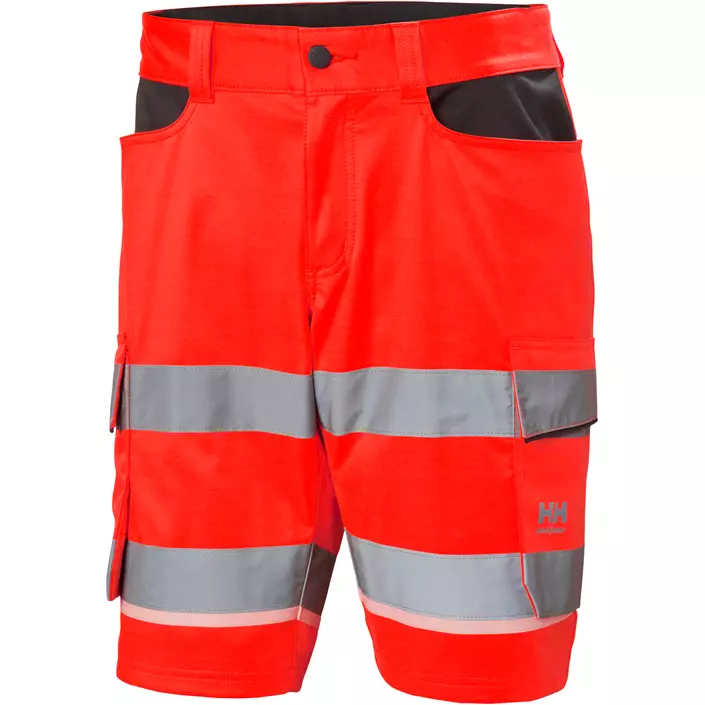 Helly Hansen UC-ME cargo shorts, Hi-Vis Rød/Ebony, large image number 0