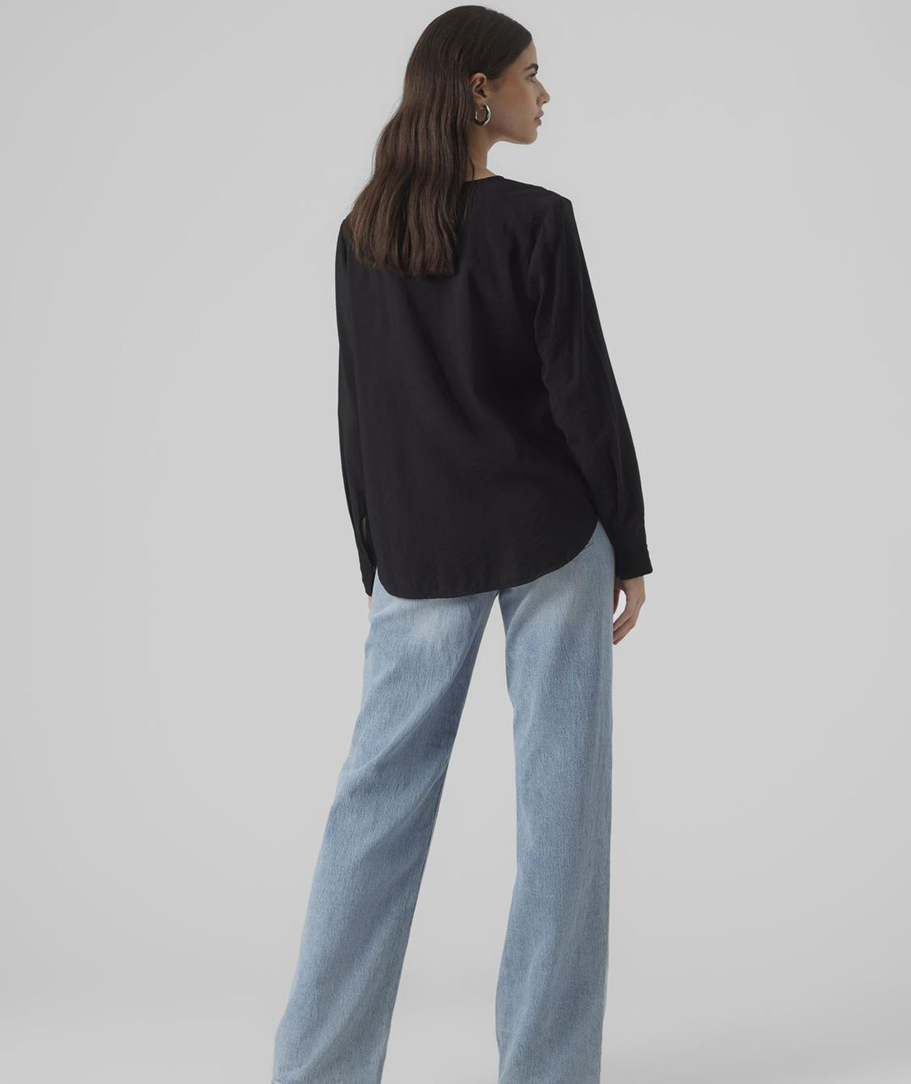 Vero Moda VMLENA women's blouse, Black, large image number 2