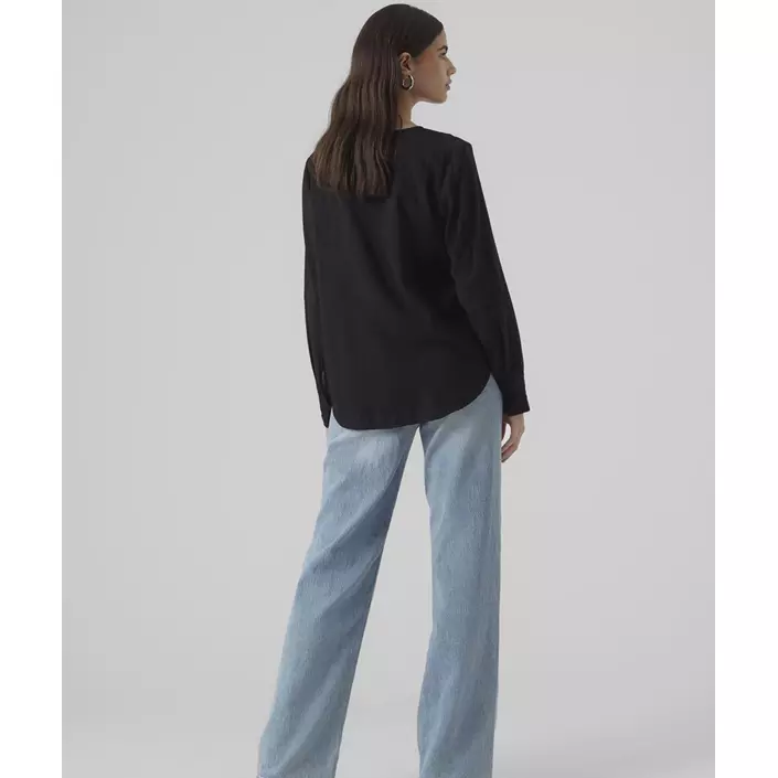 Vero Moda VMLENA dame bluse, Black, large image number 2