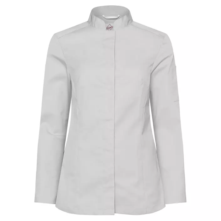 Segers slim fit women's chefs shirt, Light Grey, large image number 0