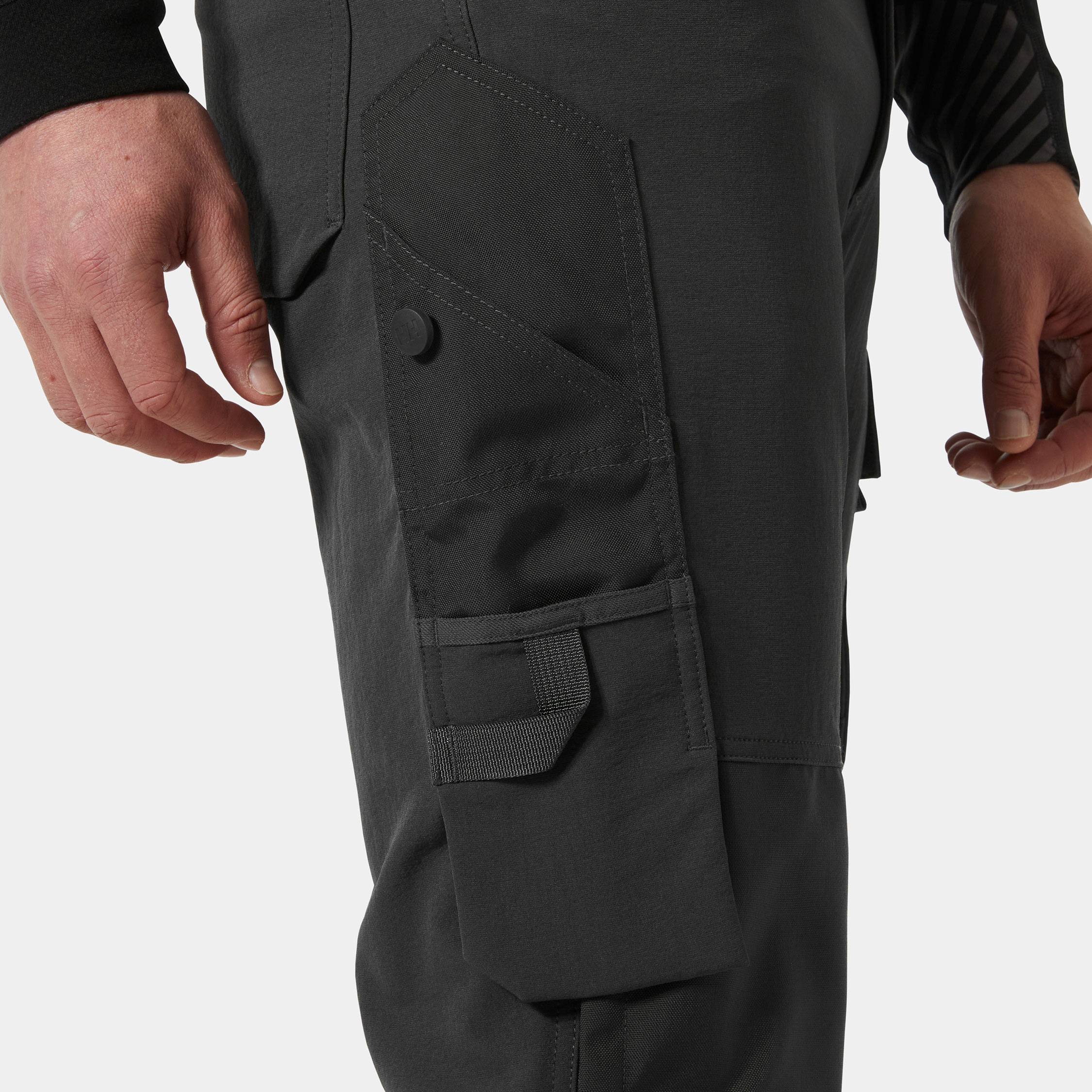 Helly Hansen Alna 4X Connect&trade; arbejdsbukser full stretch, Hi-vis Orange/Ebony, large image number 4