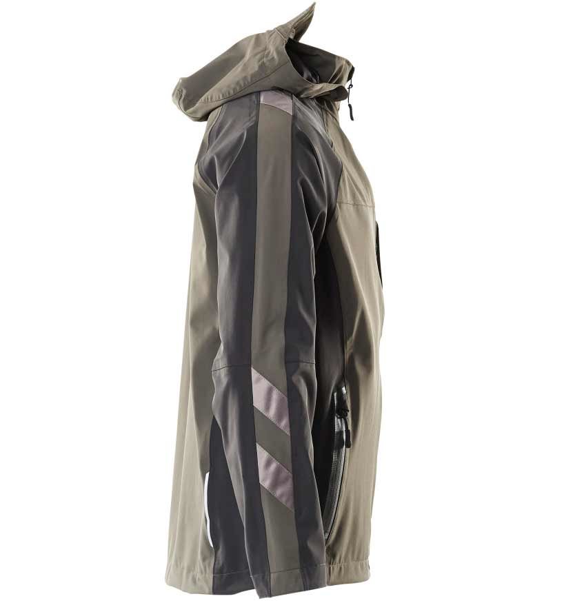 Mascot Unique skaljakke full stretch, M&oslash;rk Antracit/Sort, large image number 3