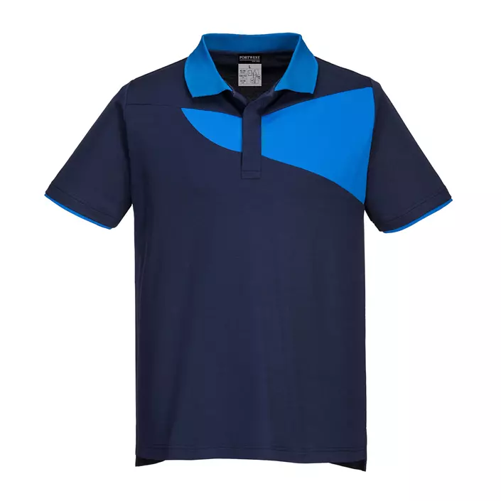 Portwest PW2 polo shirt, Marine/Royal Blue, large image number 0