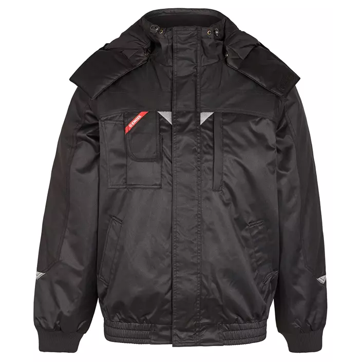 Engel pilot jacket, Black, large image number 0