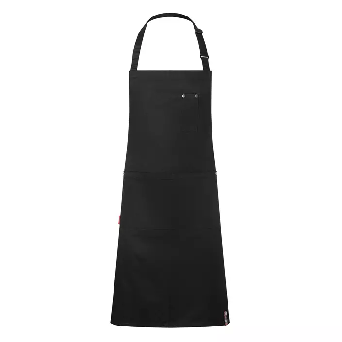 Karlowsky ROCK CHEF® bib apron, Black, Black, large image number 0
