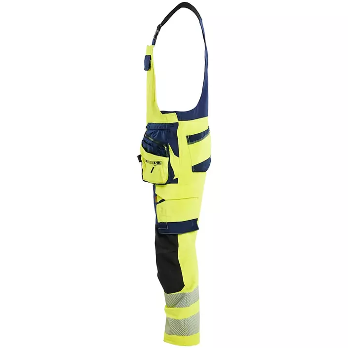 Blåkläder Handwerkerlatzhose full stretch, Hi-Vis gelb/marine, large image number 3