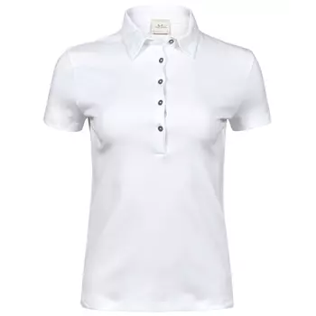 Tee Jays women's Pima polo shirt, White