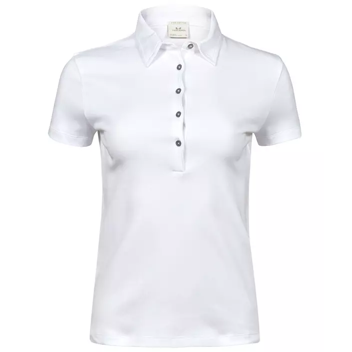 Tee Jays women's Pima polo shirt, White, large image number 0