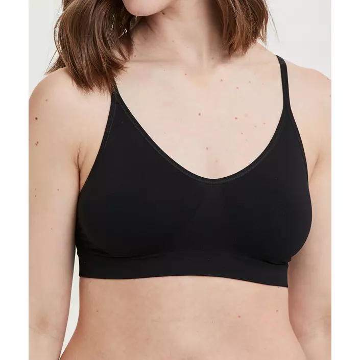 Decoy Microfiber bra, Black, large image number 2
