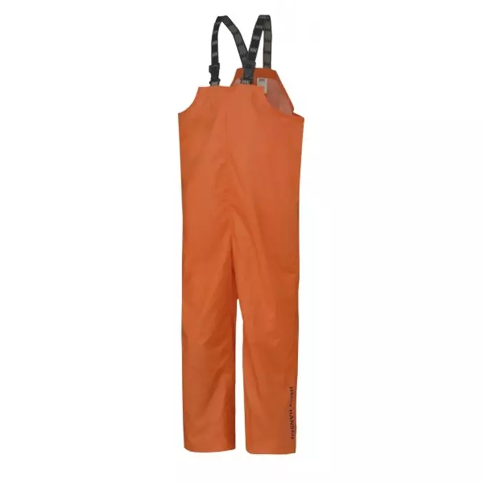 Helly Hansen Mandal rain bib and brace trousers, Dark Orange, large image number 0