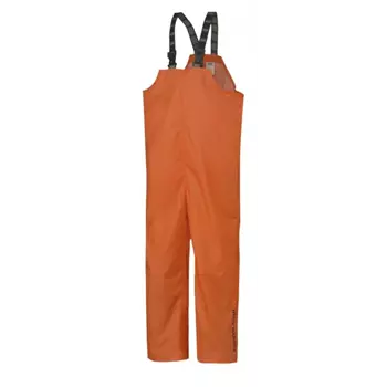 Helly Hansen Mandal rain bib and brace trousers, Dark Orange