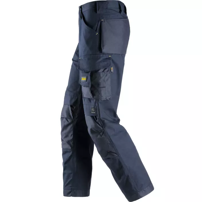 Snickers Canvas+ work trousers 3314, Marine Blue, large image number 2